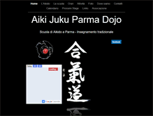 Tablet Screenshot of aikijukuparma.com